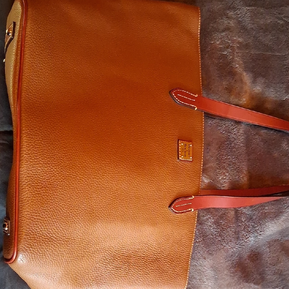 Brown Leather Tote Bag